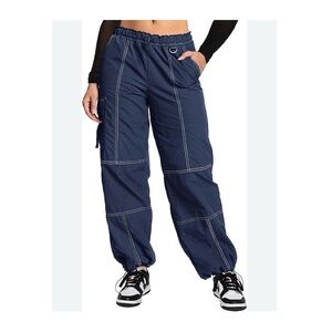 Women's Navy Cargo Pants